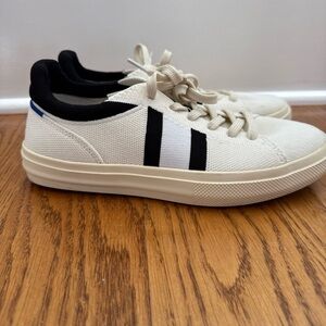 Rothy's Black and tan Sneakers